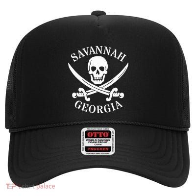 Savannah Georgia High Crown Mesh Back Trucker Hat