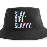 Slay Girl Slay Tie Dye Sustainable Bucket Hat