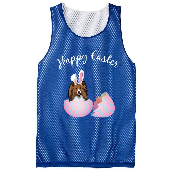 Sheltie Gift Sheltie Easter Happy Easter Funny Sheltie Mom Gift Mesh Reversible Basketball Jersey Tank