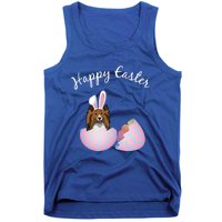 Sheltie Gift Sheltie Easter Happy Easter Funny Sheltie Mom Gift Tank Top