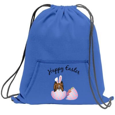 Sheltie Gift Sheltie Easter Happy Easter Funny Sheltie Mom Meaningful Gift Sweatshirt Cinch Pack Bag