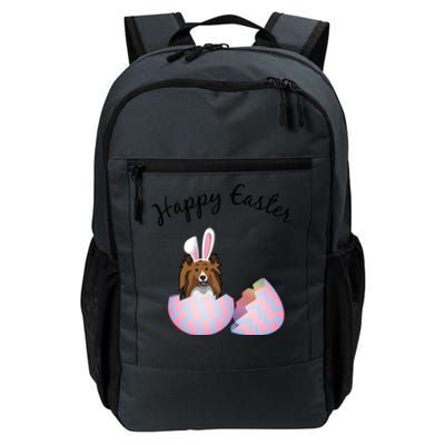 Sheltie Gift Sheltie Easter Happy Easter Funny Sheltie Mom Meaningful Gift Daily Commute Backpack