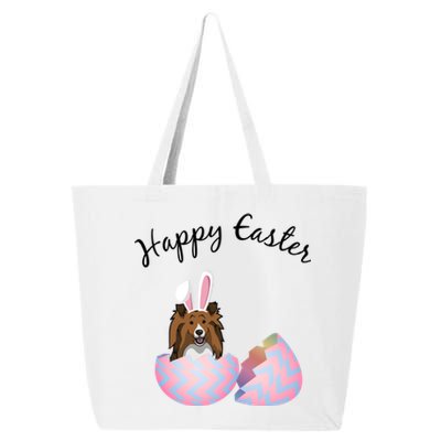 Sheltie Gift Sheltie Easter Happy Easter Funny Sheltie Mom Meaningful Gift 25L Jumbo Tote