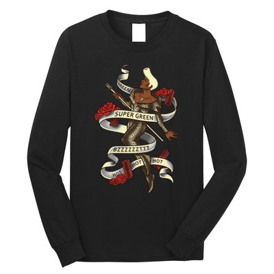 Super Green Long Sleeve Shirt