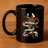 Super Green 11oz C Handle Ceramic Mug