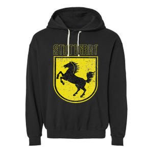 Stuttgart Germany Garment-Dyed Fleece Hoodie