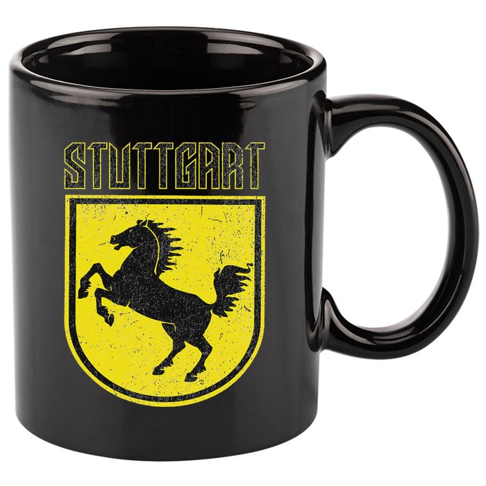 Stuttgart Germany 11oz C Handle Ceramic Mug