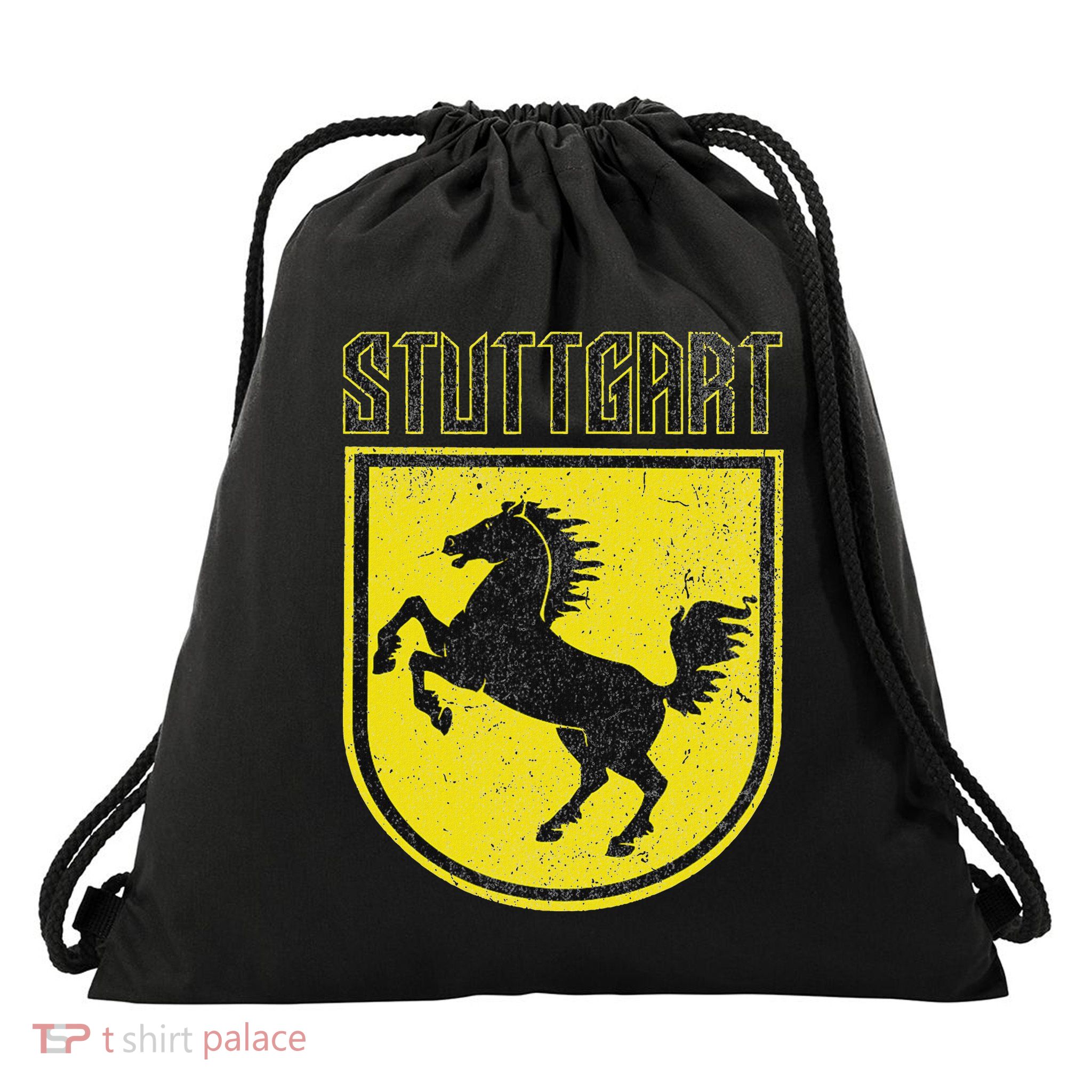 Stuttgart Germany Drawstring Bag