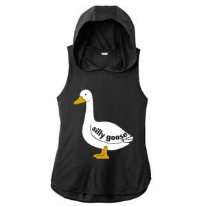 Silly Goose Ladies PosiCharge Tri-Blend Wicking Draft Hoodie Tank