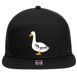 Silly Goose 7 Panel Mesh Trucker Snapback Hat