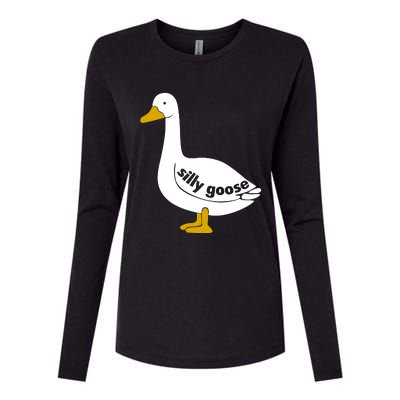 Silly Goose Womens Cotton Relaxed Long Sleeve T-Shirt