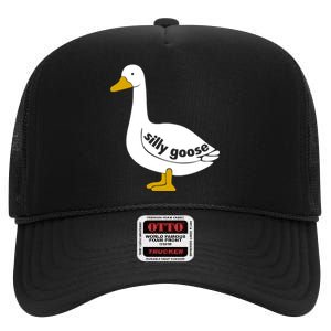 Silly Goose High Crown Mesh Back Trucker Hat