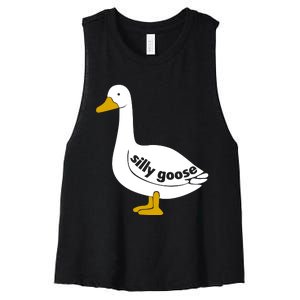 Silly Goose Women's Racerback Cropped Tank