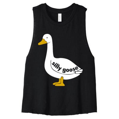 Silly Goose Women's Racerback Cropped Tank