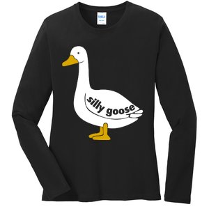 Silly Goose Ladies Long Sleeve Shirt