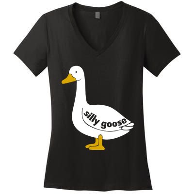 Silly Goose Women's V-Neck T-Shirt