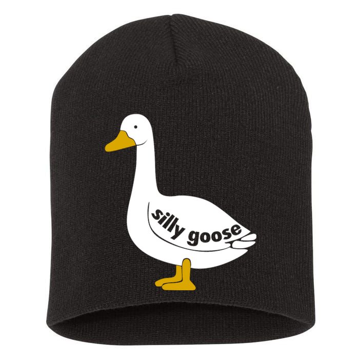 Silly Goose Short Acrylic Beanie