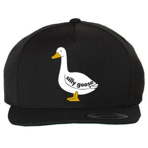 Silly Goose Wool Snapback Cap