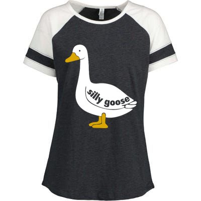 Silly Goose Enza Ladies Jersey Colorblock Tee