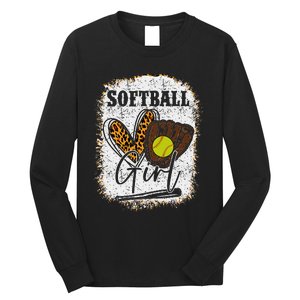 Softball Girl Long Sleeve Shirt