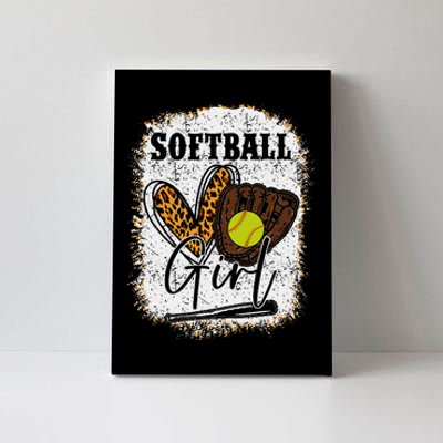 Softball Girl Canvas