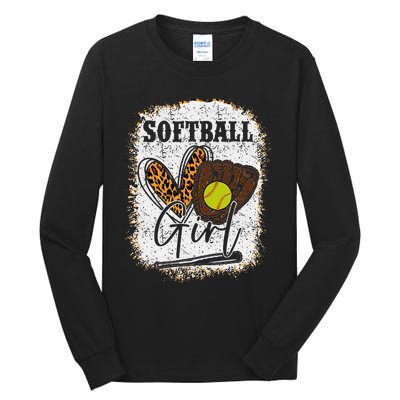 Softball Girl Tall Long Sleeve T-Shirt