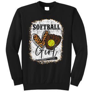 Softball Girl Tall Sweatshirt