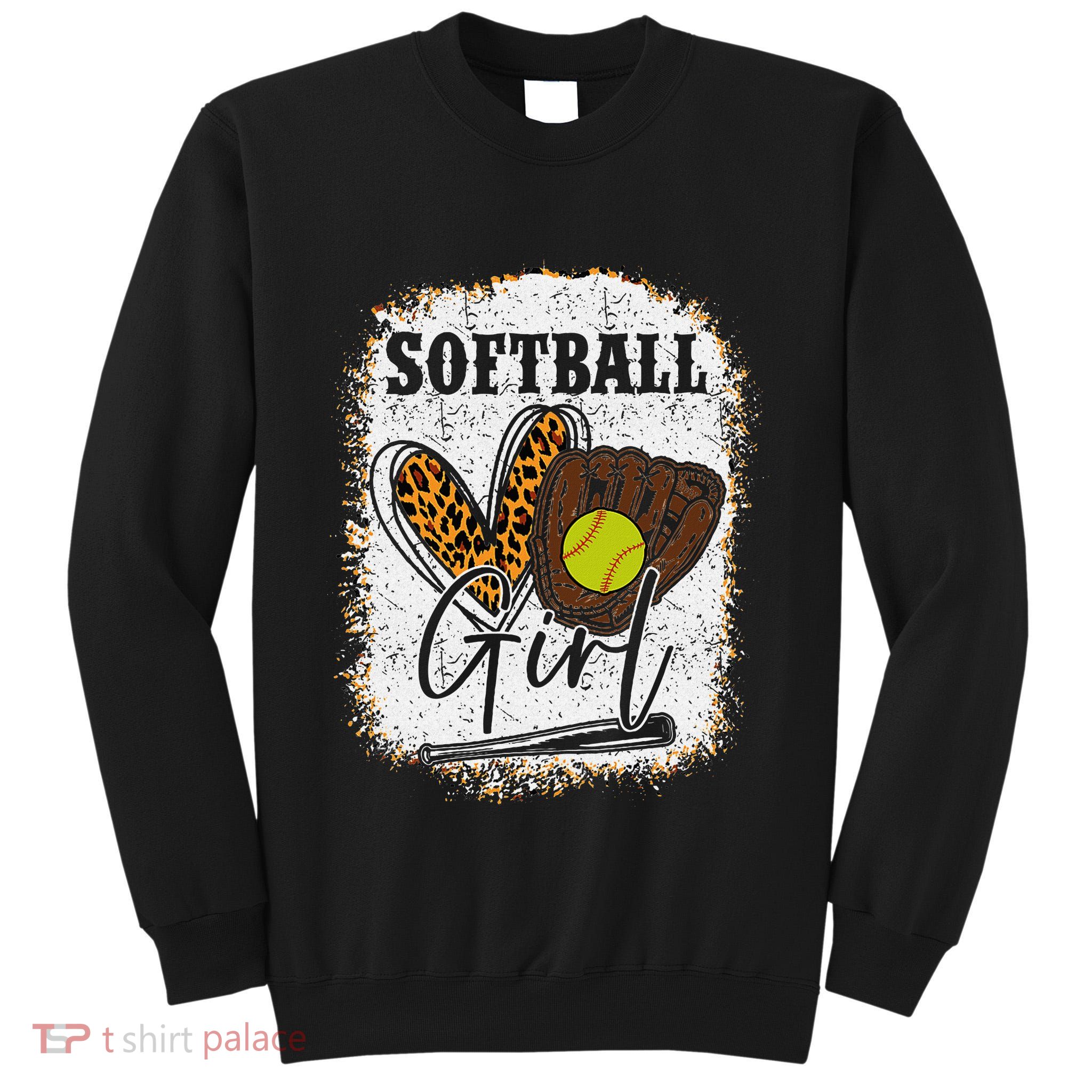 Softball Girl Tall Sweatshirt
