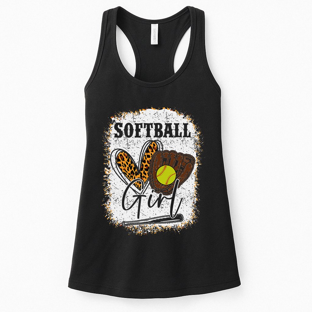 Softball Girl Womens Tank Top