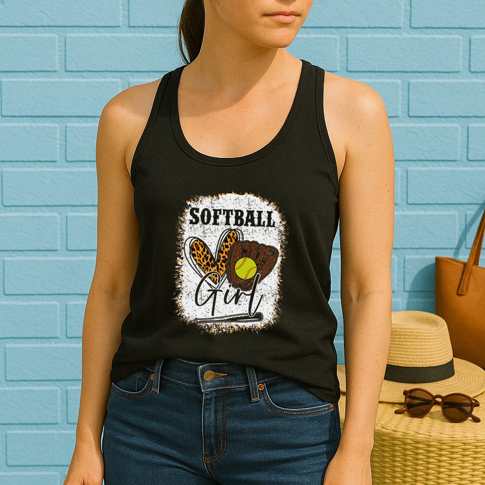 Softball Girl Womens Tank Top
