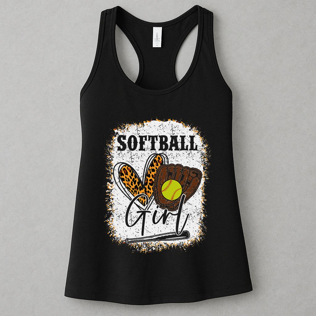 Softball Girl Womens Tank Top