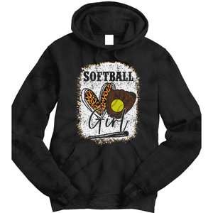 Softball Girl Tie Dye Hoodie