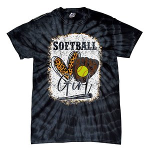 Softball Girl Tie-Dye T-Shirt