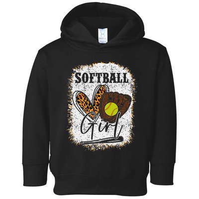 Softball Girl Toddler Hoodie