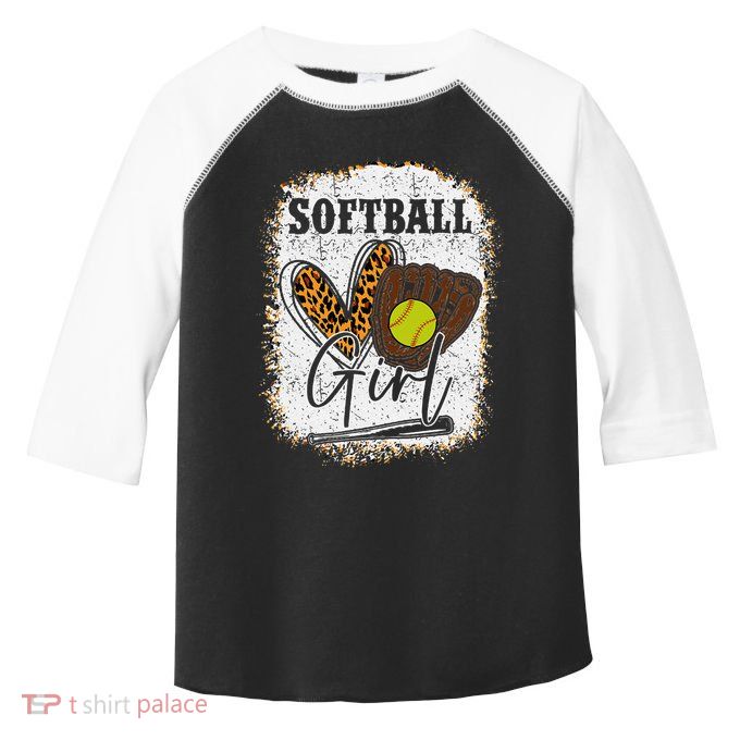 Softball Girl Toddler Fine Jersey T-Shirt