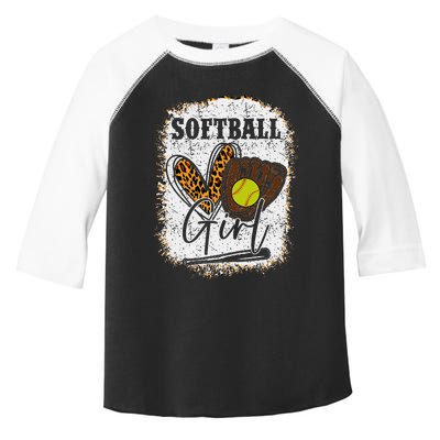 Softball Girl Toddler Fine Jersey T-Shirt