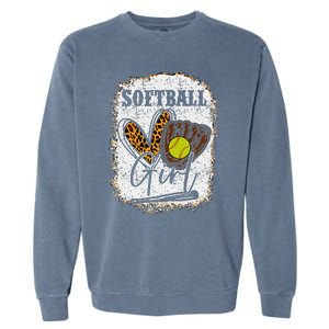 Softball Girl Garment-Dyed Sweatshirt