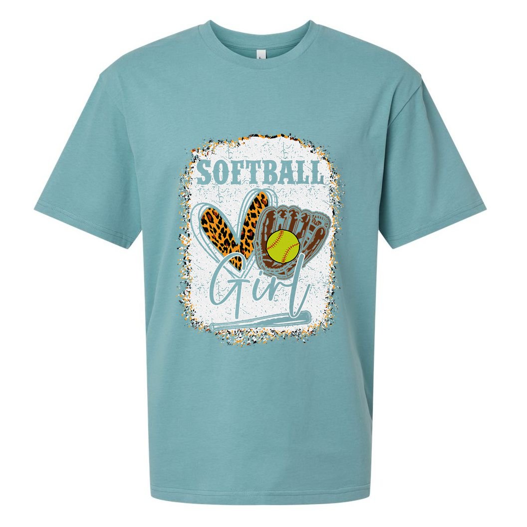 Softball Girl Sueded Cloud Jersey T-Shirt