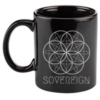 Sacred Geometry Sovereign Seed Flower Of Life 11oz C Handle Ceramic Mug