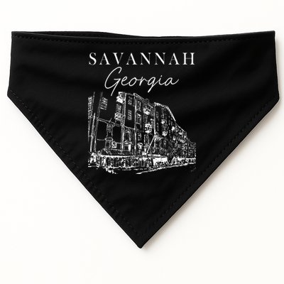 Savannah Georgia State Savannah Traveling Lover Georgia USA-Made Doggie Bandana