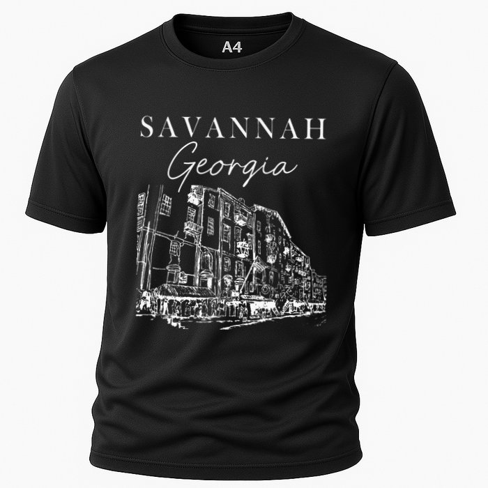 Savannah Georgia State Savannah Traveling Lover Georgia Cooling Performance Crew T-Shirt