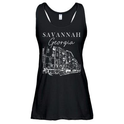 Savannah Georgia State Savannah Traveling Lover Georgia Ladies Essential Flowy Tank
