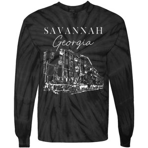 Savannah Georgia State Savannah Traveling Lover Georgia Tie-Dye Long Sleeve Shirt