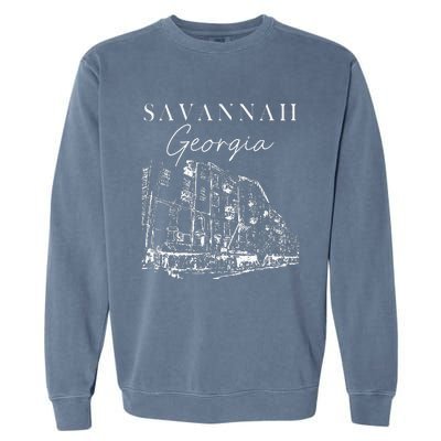 Savannah Georgia State Savannah Traveling Lover Georgia Garment-Dyed Sweatshirt