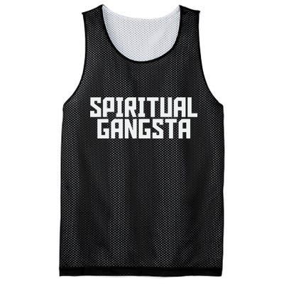 Spiritual Gangsta Spiritual Meditation Yoga Lover Mesh Reversible Basketball Jersey Tank