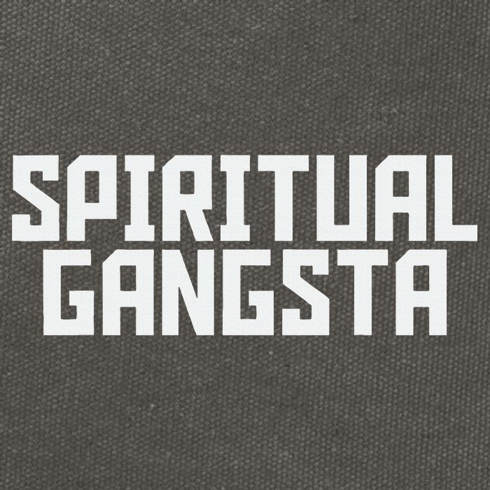 Spiritual Gangsta Spiritual Meditation Yoga Lover Cotton Canvas Backpack