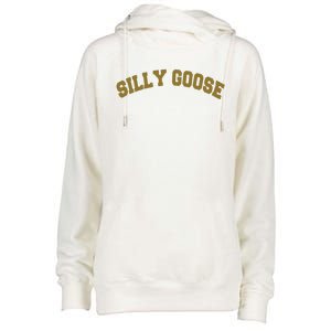 Silly Goose Womens Funnel Neck Pullover Hood