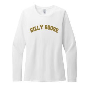 Silly Goose Womens CVC Long Sleeve Shirt