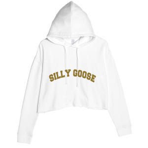 Silly Goose Crop Fleece Hoodie