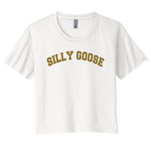 Silly Goose Women's Crop Top Tee